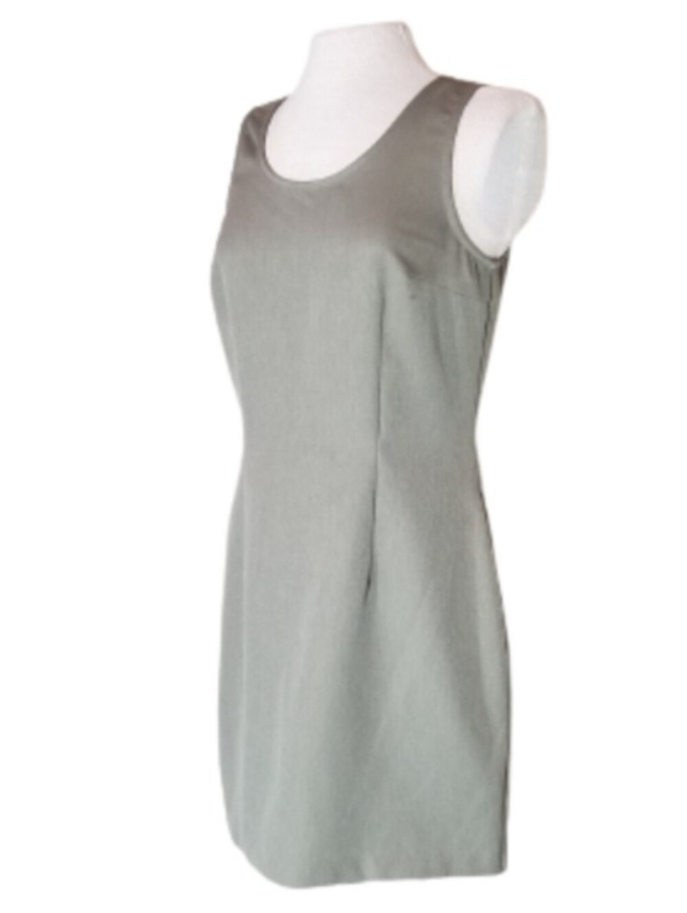 My Michelle Dress Vintage Sleeveless Summer Sheath Green Size 12